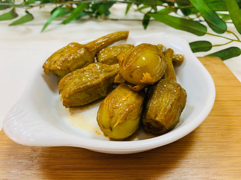 Aubergines marinées