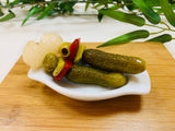 Banderilla picante con pepino entero